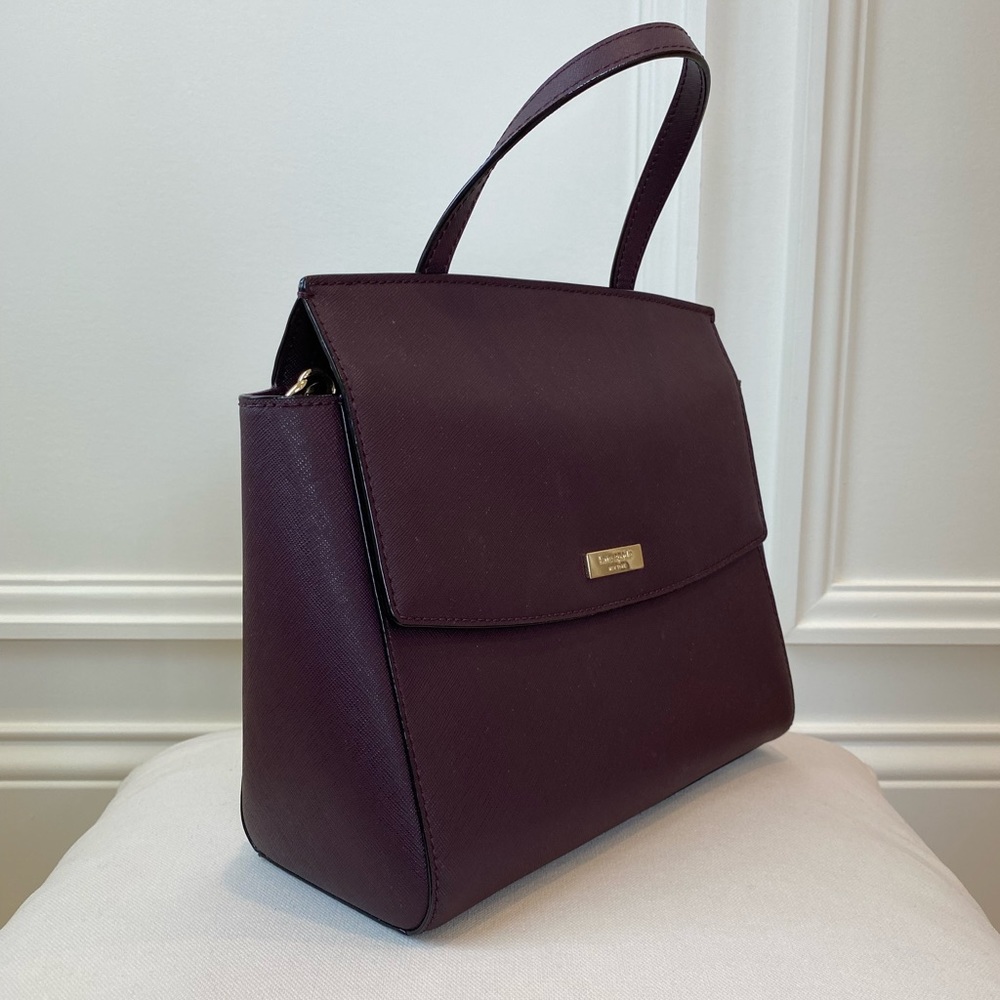 LIKE NEW Kate Spade Laurel Way Alisanne Leather Crossbody Bag in Mahogany